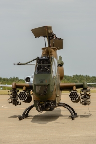 A nimble attack helicopter, the AH-1 Cobra..